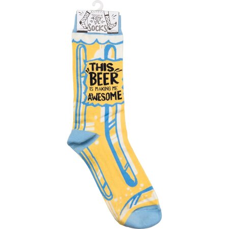 This Beer Is Making Me Awesome Socks