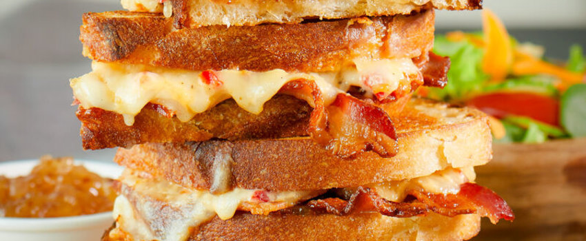 Bourbon Bacon Grilled Cheese