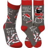  What I Wanted For Christmas Cat Socks