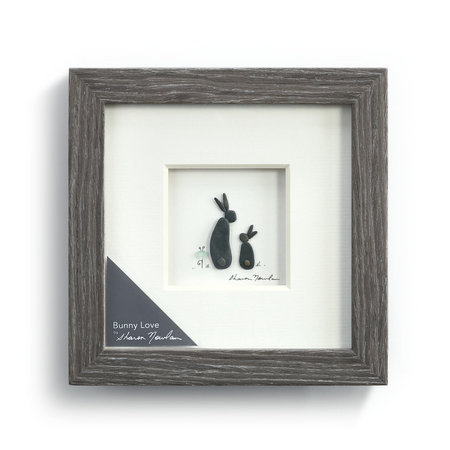 Pebble Prints Bunny Love Pebble Prints Wall Art