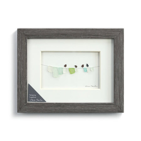 Pebble Prints Hanging Together Pebble Prints Wall Art