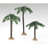 Fontanini Fontanini Palm Trees Set of 3, 5" Collection