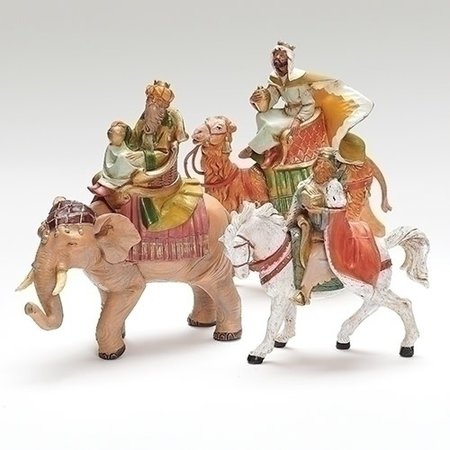 Fontanini Fontanini Three Kings on Animals Set 5" Collection