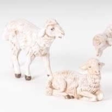 Fontanini Fontanini White Sheep Set of 5, 5" Collection