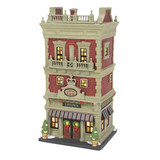 Department 56 Christmas in City Uptown Chess Club Lit Building