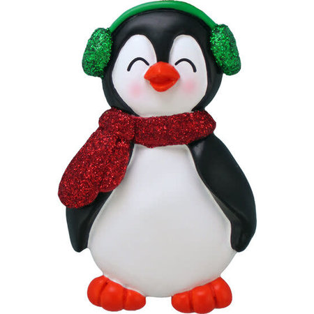Personal Name Ornament Penguin: I (heart) Papa