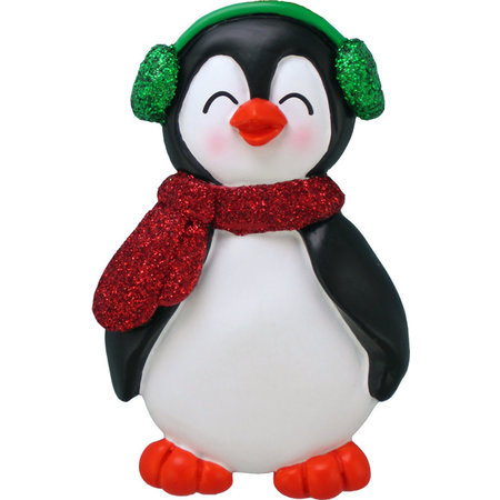 Personal Name Ornament Penguin: Adam