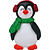 Personal Name Ornament Penguin: I (heart) My Cousin