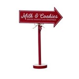  Milk & Cookies Standing Sign