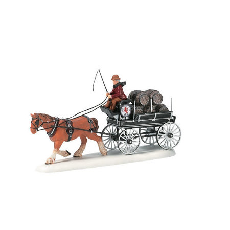 Department 56 Dickens' Village Red Lion Pub Beer Wagon