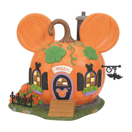 Department 56 Disney Village Mickey's Pumpkintown House