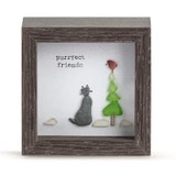 Pebble Prints Purrfect Friends Pebble Prints Shadow Box