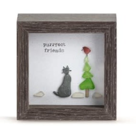 Pebble Prints Purrfect Friends Pebble Prints Shadow Box