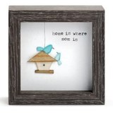 Pebble Prints Home is Where Mom Is Pebble Prints Shadow Box