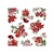 Michel Design Works Michel Design Christmas Bouquet Cotton Square Tablecloth