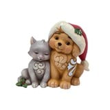 Jim Shore Jim Shore Christmas Dog & Cat Figurine