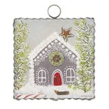  Mini Gallery Gray Gingerbread House Wall Art