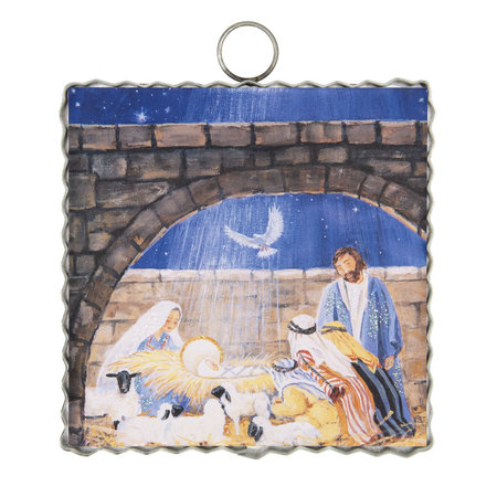 Mini Gallery Stone Arch Nativity Wall Art