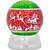 LED Swirl Dome Santa in Sleigh Snow Globe