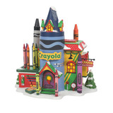 Department 56 North Pole Crayola Crayon Factory Lit Building