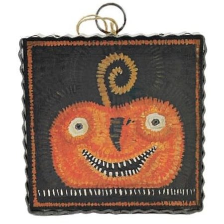 Mini Gallery Pumpkin Hook Rug Wall Art