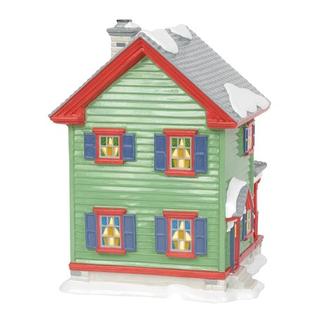 Department 56 National Lampoon Aunt Bethany's House Lit Building