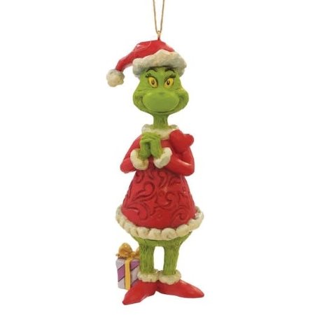 Jim Shore Jim Shore Grinch with Large Heart Ornament