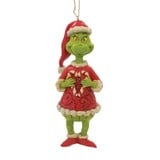 Jim Shore Jim Shore Grinch Holding Candy Cane Ornament