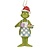 Jim Shore Jim Shore Grinch in Apron with Cookies Ornament