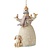 Jim Shore Jim Shore White Woodland Snowman Ornament