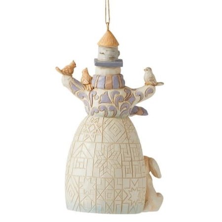 Jim Shore Jim Shore White Woodland Snowman Ornament