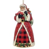 Jim Shore Jim Shore Santa Holding Red Truck Ornament