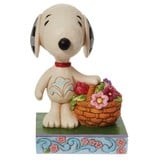 Jim Shore Jim Shore Snoopy Basket of Tulips Figurine