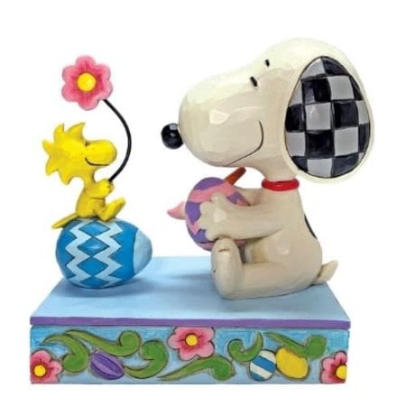 Jim Shore Jim Shore Snoopy & Woodstock Easter Eggs Figurine