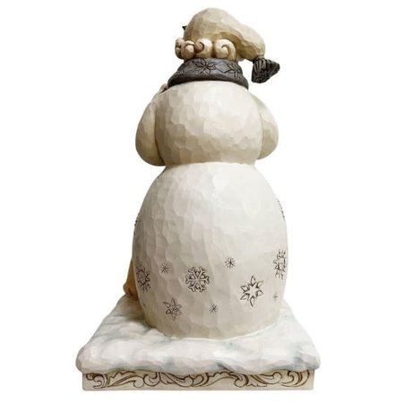 Jim Shore Jim Shore White Woodland Snowman Statuette