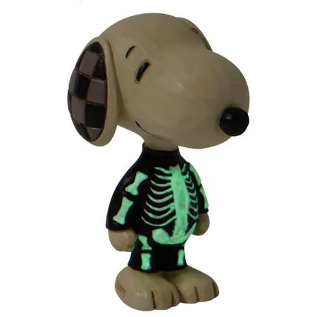 Jim Shore Jim Shore Snoopy Skeleton Mini Figurine