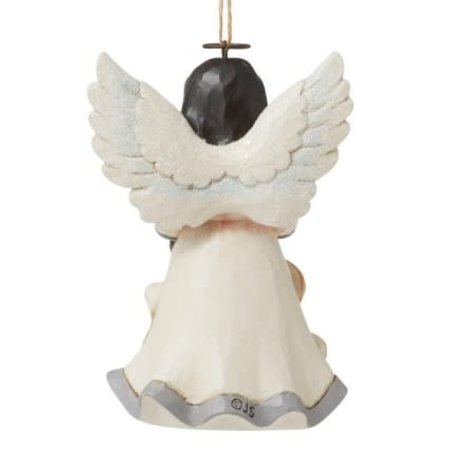 Jim Shore Jim Shore White Woodland Believe Angel Ornament