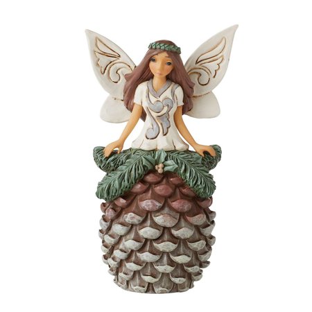 Jim Shore Jim Shore Woodland Fairy with Pinecone Skirt Figurine