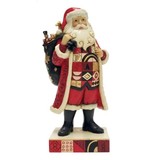 Jim Shore Jim Shore Santa with FAO Toy Bag Statuette