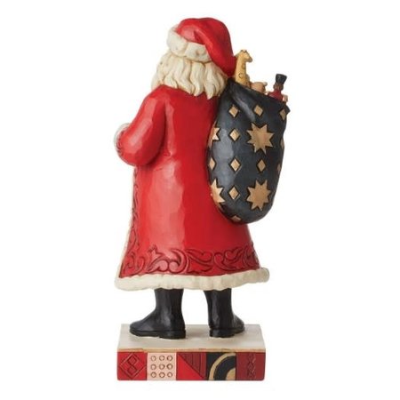 Jim Shore Jim Shore Santa with FAO Toy Bag Statuette