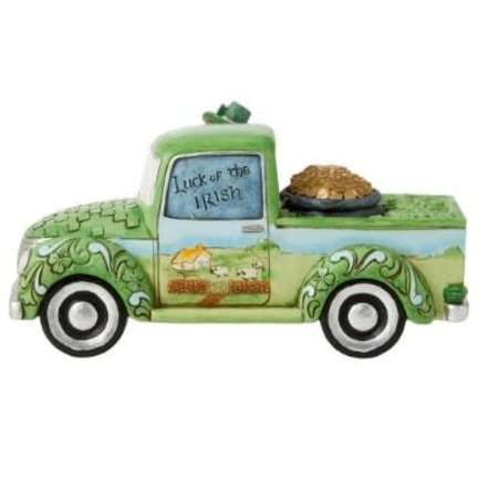 Jim Shore Jim Shore Leprechaun in Green Truck Figurine