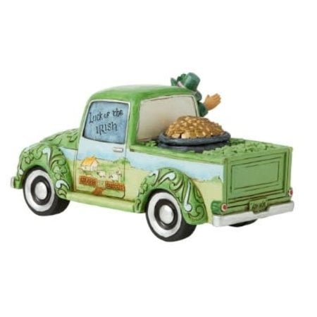 Jim Shore Jim Shore Leprechaun in Green Truck Figurine