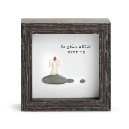 Pebble Prints Angels Watch Over Me Pebble Prints Shadow Box