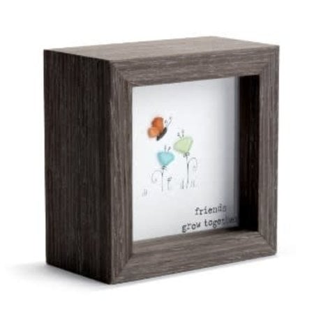 Pebble Prints Friends Grow Together Pebble Prints Shadow Box