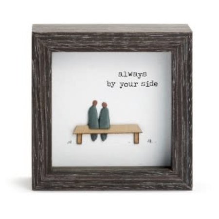 Pebble Prints Always By Your Side Pebble Prints Shadow Box
