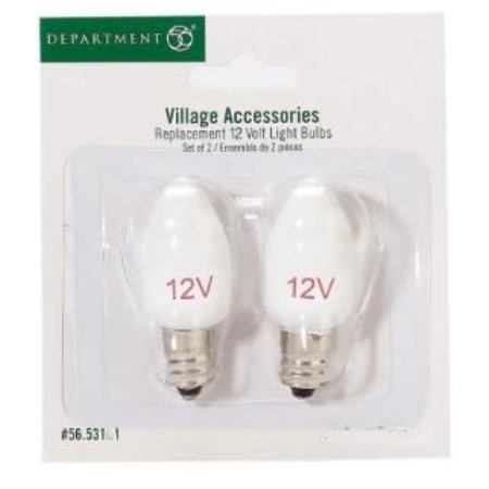 Department 56 Village Cross Product Replacement 12 Volt Light Bulbs #53161 Accessory
