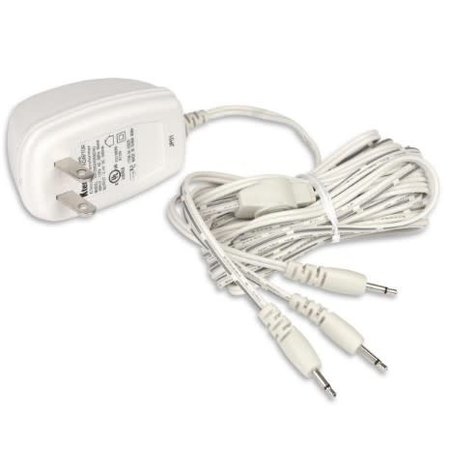 Department 56 Village Cross Product Cross Product AC/DC Adapter, White #55026 Accessory