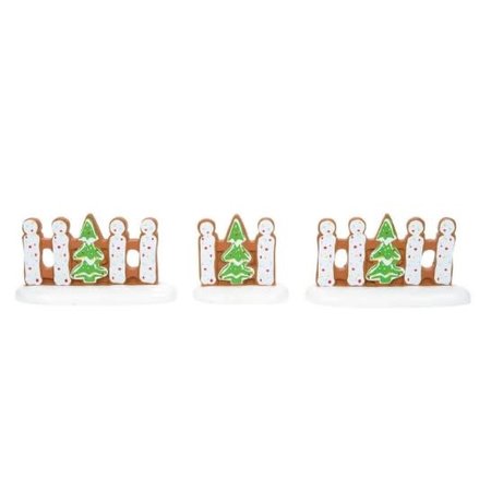 Department 56 Village Cross Product Gingerbread Christmas Fence Accessory