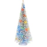 Department 56 Village Cross Product Lit Frosted White Sisal Tree Accessory