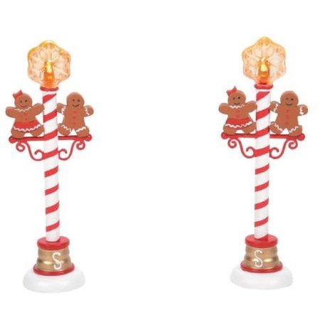 Department 56 Village Cross Product Gingerbread Street Lights Accessory
